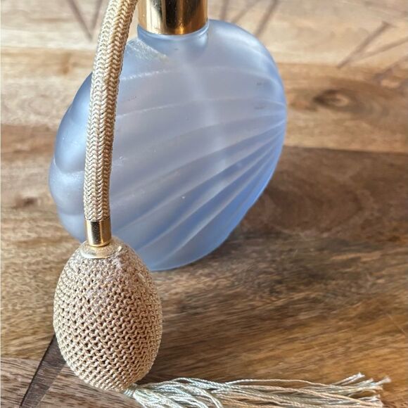 Vintage Frosted Blue Eau De Parfum Bottle Only for Decor EPC - Picture 6 of 6
